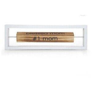 Way to Celebrate Mother's Day Rotating Wood Block Message Sign